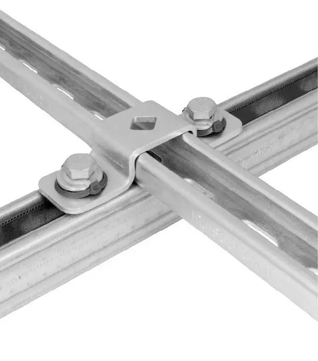 dama-tec Schienenbügel 41 x 41 BUP (25 Stück)