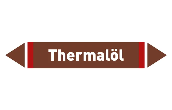 Pfeil Thermalöl braun/weiß 215x40 mm