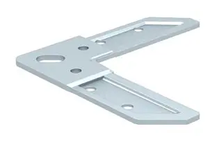 Eckwinkel für 30er Luftkanalprofil Typ SL 30/3 Stahl vz. Langloch; 1 VPE (100 Stück)