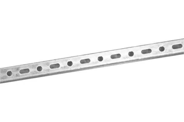 Montageschiene 28x28x2,0 mm, Feuerverzinkt, Länge: 3 m (1 Stück)