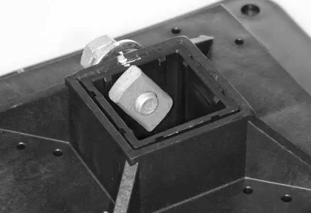 Dachmontagefuß 314x314 mm 340 kg/Fuß, 1 Stück