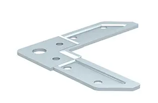 Eckwinkel für 30er Luftkanalprofil Typ P 30/VE Edelstahl; 1 VPE (100 Stück)