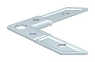 Eckwinkel für 20er Luftkanalprofil Typ P 20/3VE Edelstahl; 1 VPE (100 Stück)