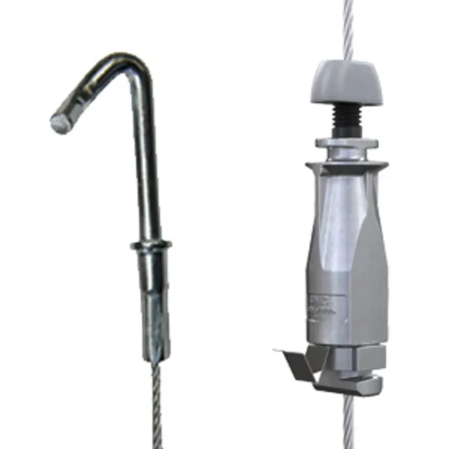 Gripple UniGrip QT Nr. 2 mit Trapezblechhaken (0-55kg) 5M (10 Stück)